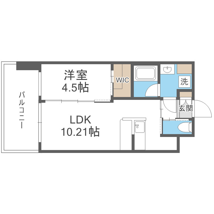 プレジオ大正の間取り