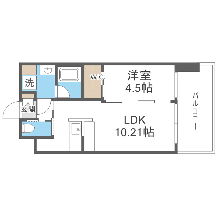 プレジオ大正の間取り