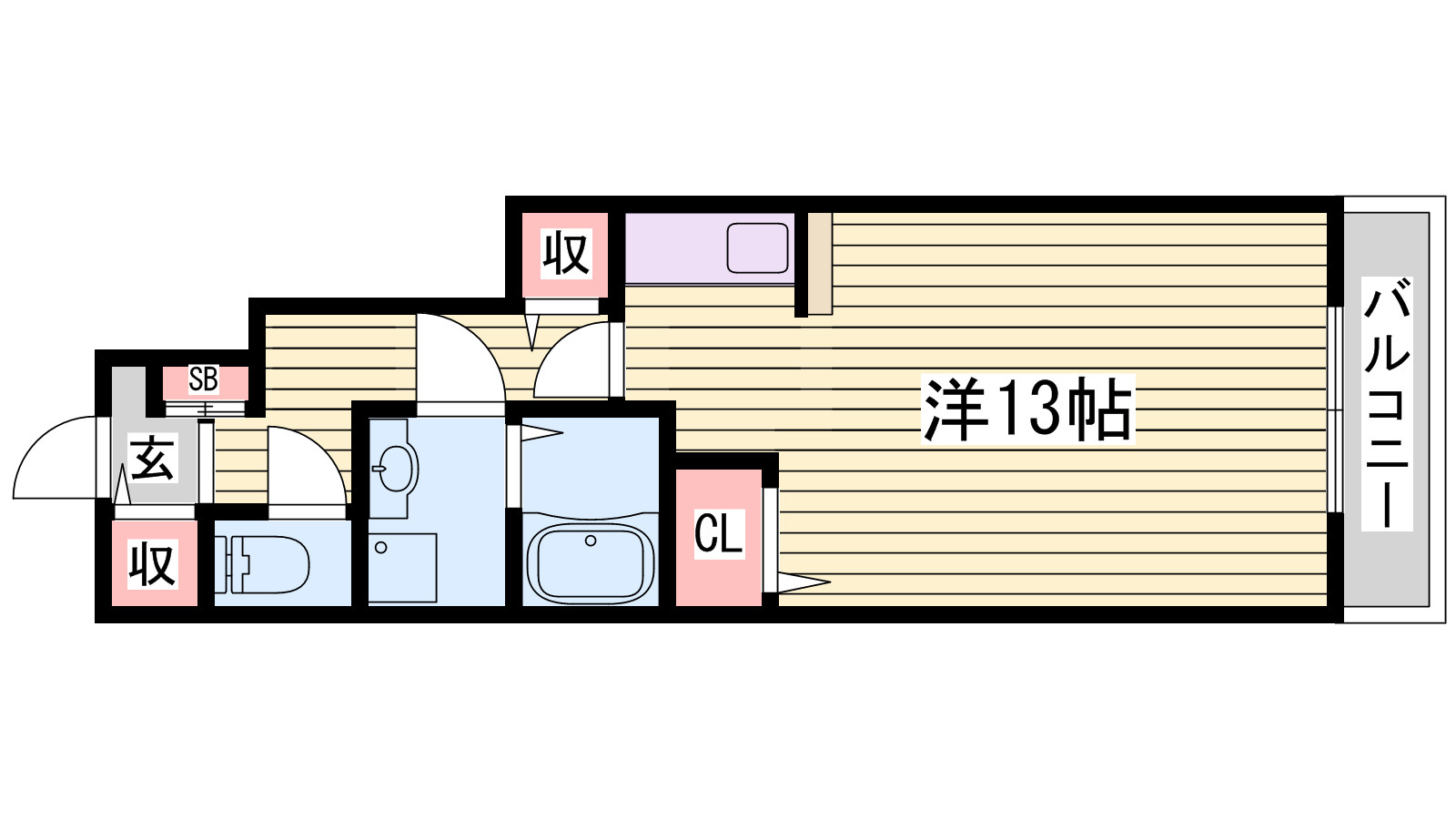 チェリーあいの間取り