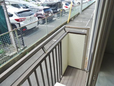 【バルコニー】 | ジュネス木之庄Ｂ | 南向き