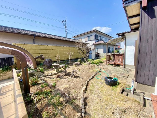 柳川市新外町の中古一戸建の庭