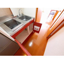 レオパレス俵口ヒルズのキッチン|使いやすいキッチンです