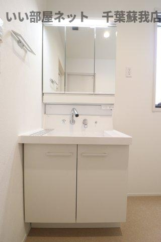 パルティシオン の洗面所|スペースが確保できる洗面所です