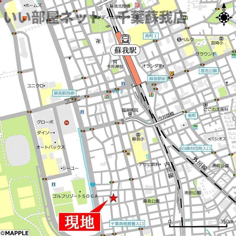 パルティシオン の地図