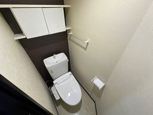 姫路市飾磨区清水の賃貸マンションのトイレ