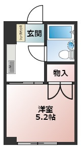 コーポKの間取り