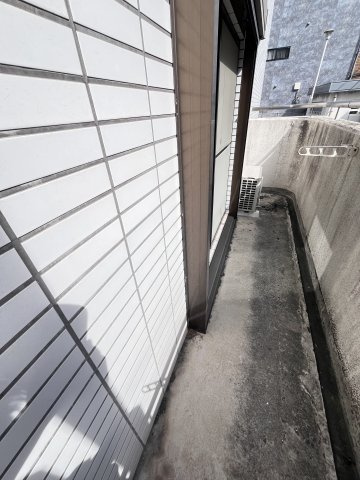 大阪市都島区中野町４丁目の賃貸マンションのバルコニー