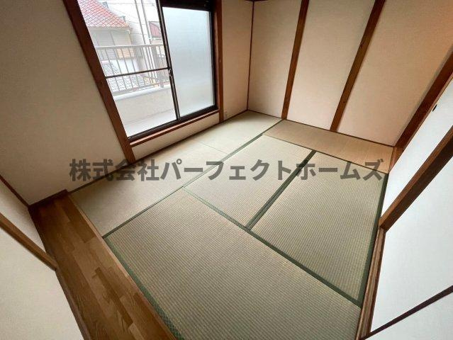 萱島信和町戸建　賃貸の和室|和室があれば客間としても活用できます