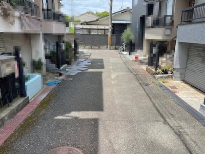 【前面道路含む現地写真】 | 枚方市牧野本町1丁目　戸建
