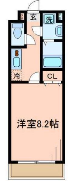 ブリリアント大木Ⅱの間取り