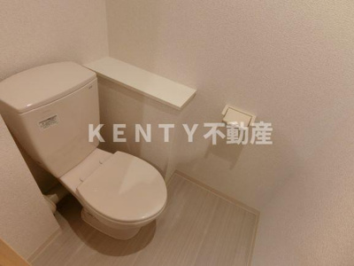 【トイレ】 | プライマル西大井グリーン | 落ち着いた色調のトイレです