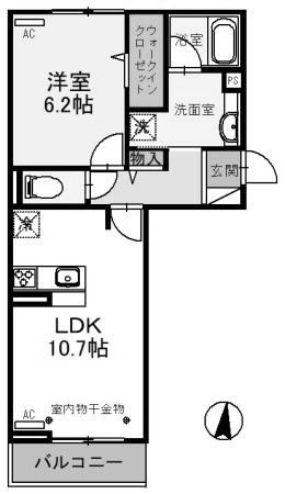 【間取り】 | ボンヌール・ミライ