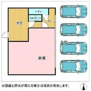 和歌山市松江北4丁目　倉庫の間取り