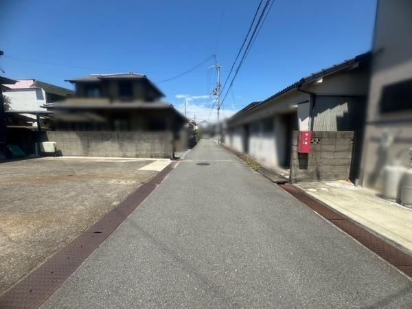 和歌山市松江北4丁目　倉庫の前面道路含む現地写真