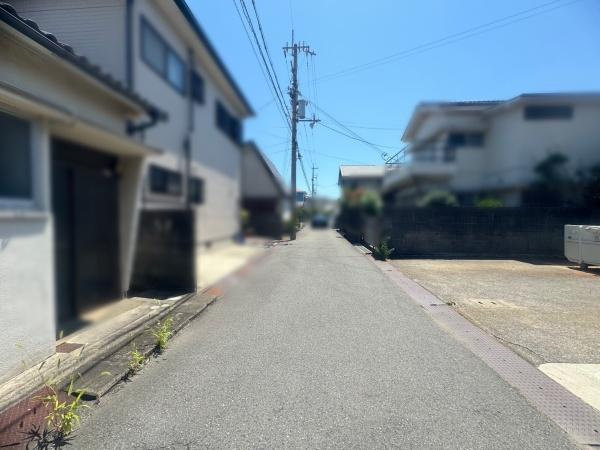和歌山市松江北4丁目　倉庫の前面道路含む現地写真