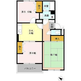 メゾンクレールの間取り
