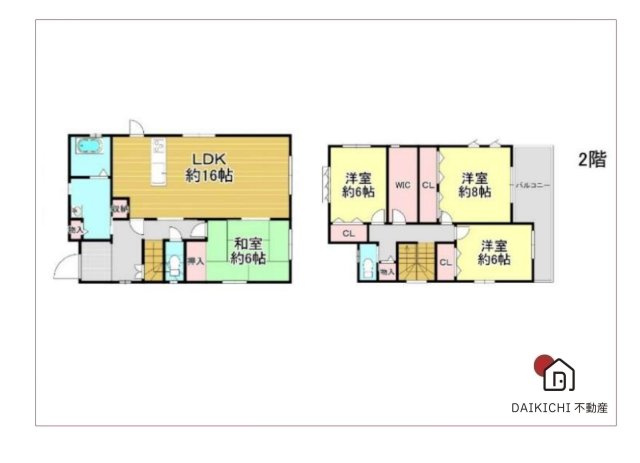 【間取り】 | 行田市藤原町2丁目　中古戸建