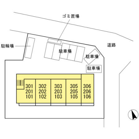 ☆敷地内区画図☆