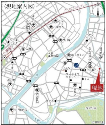 【地図】 | 戸ヶ崎3丁目