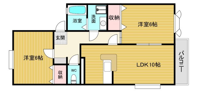 【間取り】 | バウムライエ甲風園