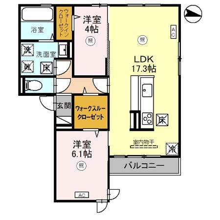 【間取り】 | D-ROOM尾崎丁