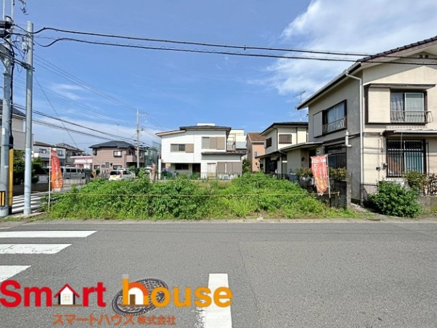 敷地面積158㎡超えの角地！前面6ｍ道路の条件付き売地！の外観