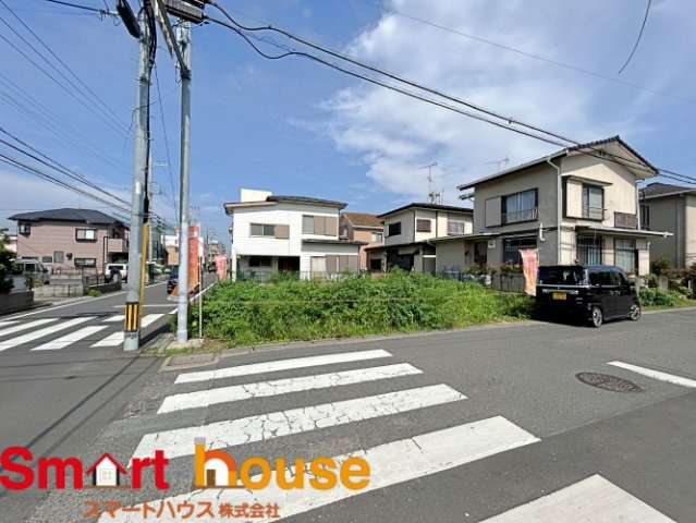 敷地面積158㎡超えの角地！前面6ｍ道路の条件付き売地！の外観