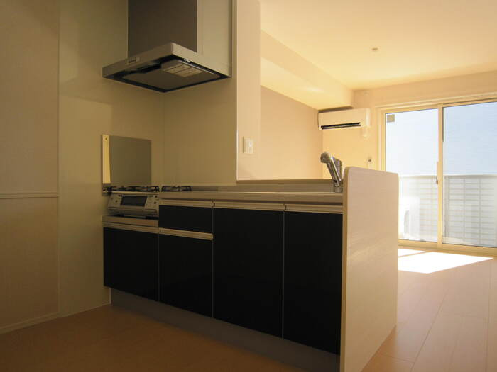 セジュールLIN A棟のキッチン|お料理しやすいキッチンです