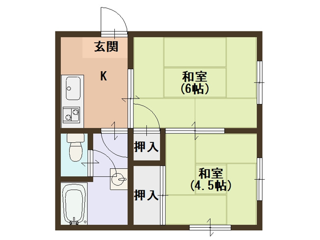 【間取り】 | ミカサハイツ