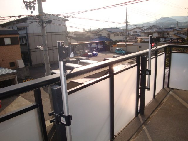 ハーモニーマンションのバルコニー