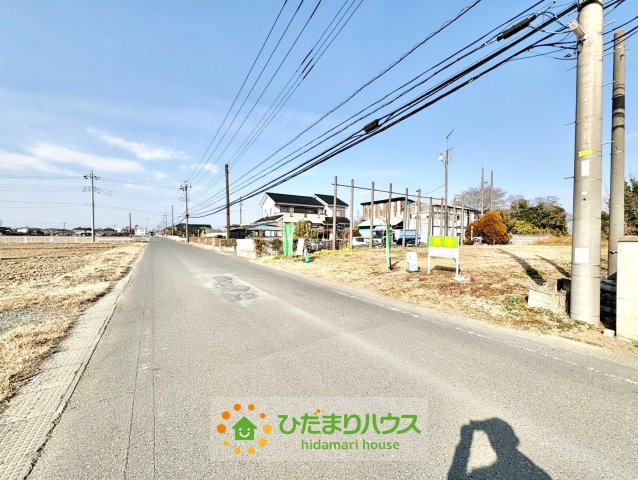 久喜市間鎌　売地の前面道路含む現地写真|2025/1/23　撮影