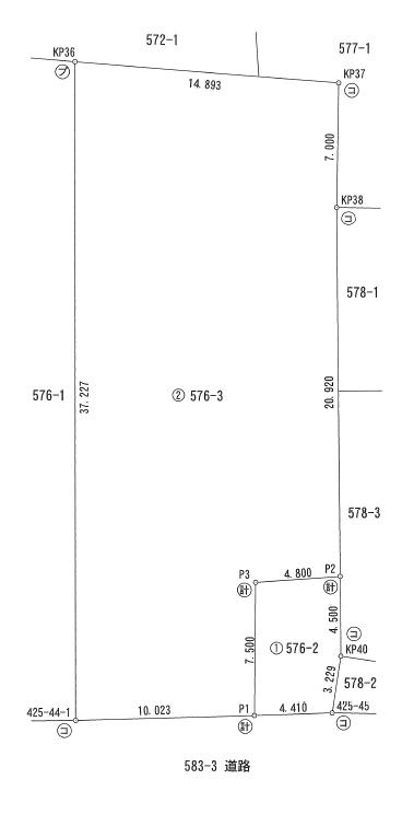 久喜市間鎌　売地の区画図|163坪です！