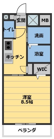 クレド桜橋の間取り