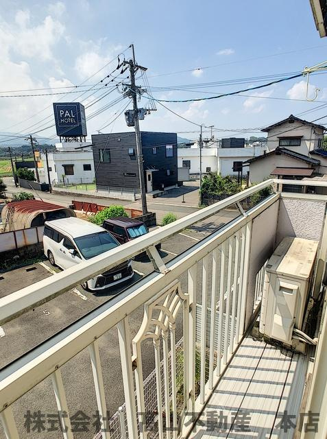 丸昭第２ビルのバルコニー