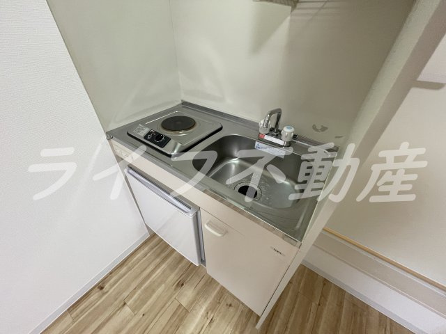 宝町マンションのキッチン|キッチンです