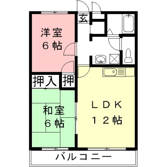 Ｌｉｔｔｌｅ　Ｗｉｎｇの間取り