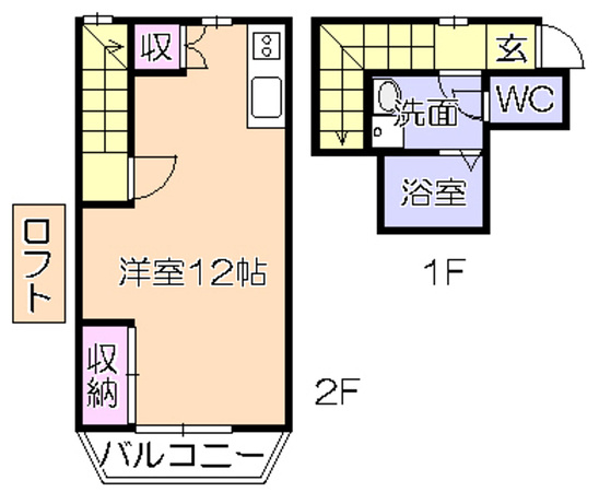 ラセットビレッジMAの間取り