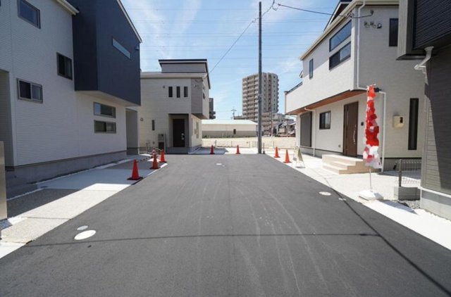 BLOOMINGGARDEN名古屋市緑区平手南1丁目全5棟＜新築一戸建て仲介手数料無料＞の前面道路含む現地写真|前面道路含む現地写真です