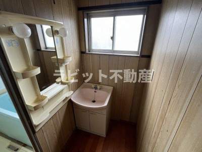 【洗面所】 | 上川東二丁目住居付貸店舗 | 2F住居の洗面所です