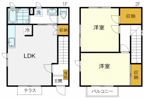 【間取り】 | 上水本町戸建