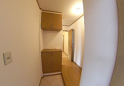 アプリコットハウスの玄関|おしゃれな内装です