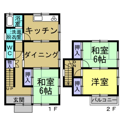 知多市八幡字東水代の一戸建ての間取り|※参考間取りになります。現況と異なる場合は現況優先となります。