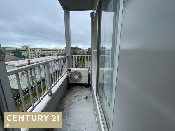 和歌山市延時　店舗付き住宅のバルコニー