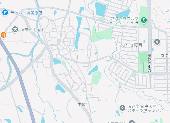 25(土)26(日)29(祝)現地説明会　堺市美原区平尾　限定1邸の地図