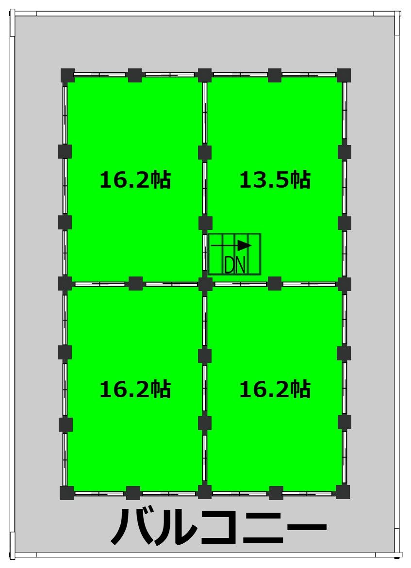 【※ご注意】こちらは冗談の紹介文です。実際には名古屋城には住めません！の間取り|5階