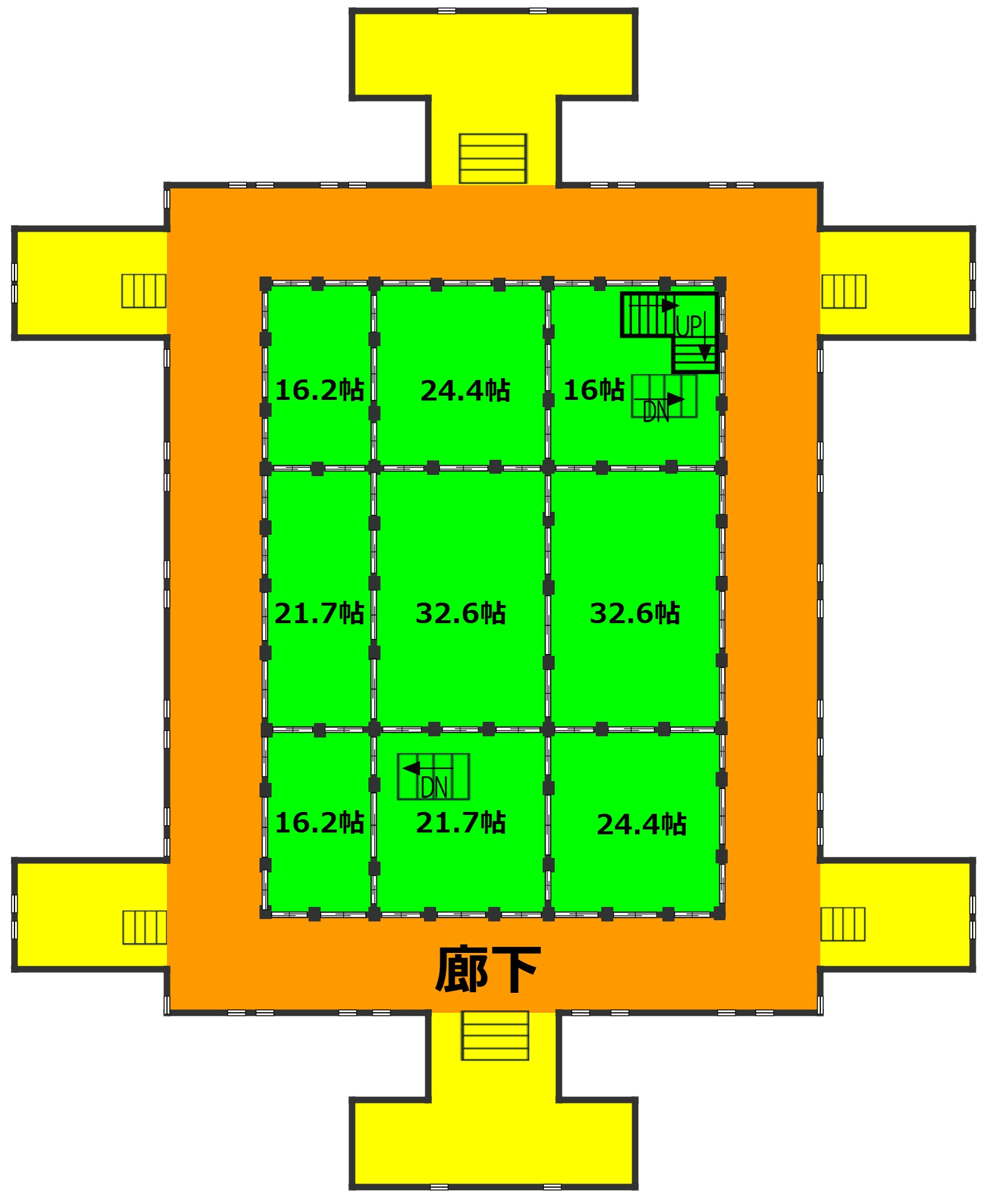 【※ご注意】こちらは冗談の紹介文です。実際には名古屋城には住めません！の間取り|3階