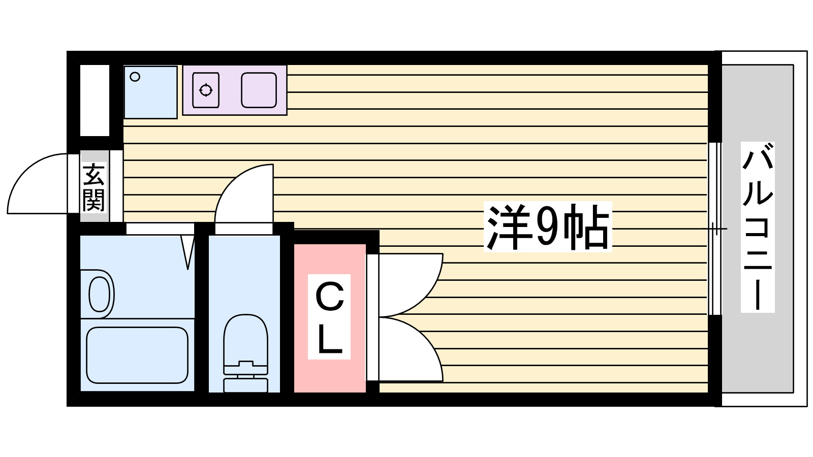 イーストオークⅠの間取り