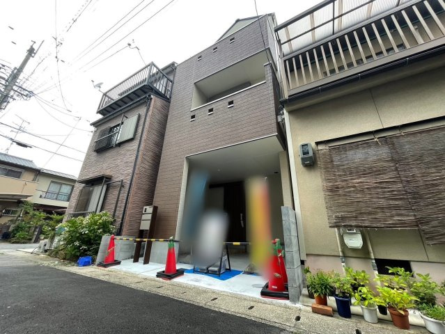 梅津罧原町の前面道路含む現地写真