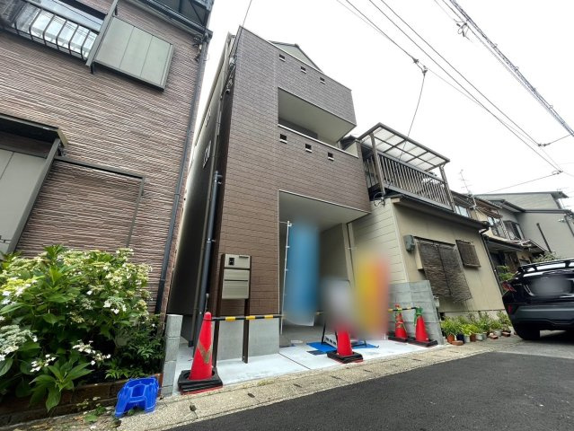 梅津罧原町の前面道路含む現地写真
