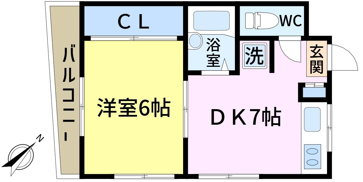 福家ビルの間取り